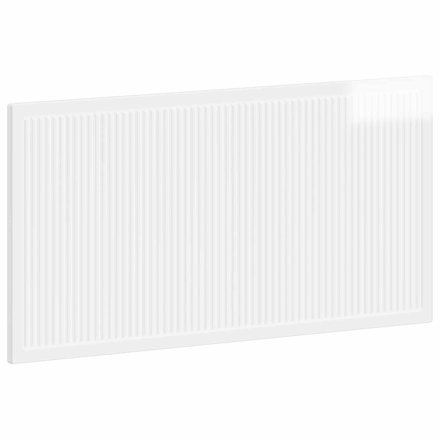 Wall-Mounted Headboard EDE High Gloss White Engineered Wood