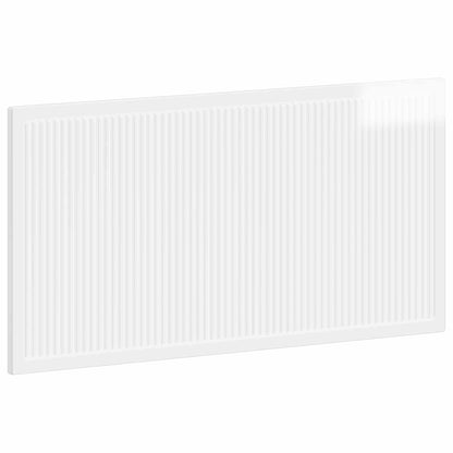 Wall-Mounted Headboard EDE High Gloss White Engineered Wood