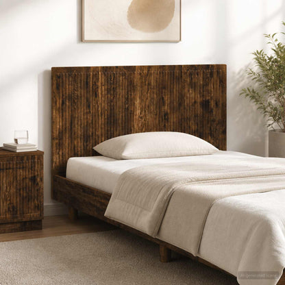 Wall-Mounted Headboard EDE Smoked Oak Engineered Wood