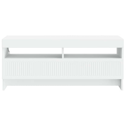 LED TV Cabinet White Engineered Wood