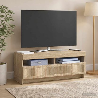 LED TV Cabinet Sonoma Oak Engineered Wood