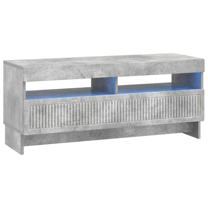 LED TV Cabinet Concrete Grey Engineered Wood