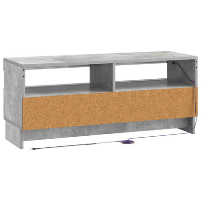 LED TV Cabinet Concrete Grey Engineered Wood