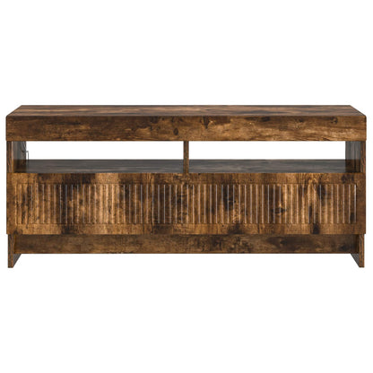 LED TV Cabinet Smoked Oak Engineered Wood