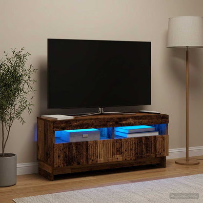 LED TV Cabinet Old Wood Engineered Wood