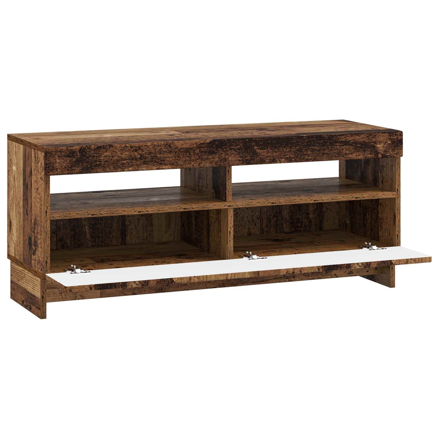LED TV Cabinet Old Wood Engineered Wood