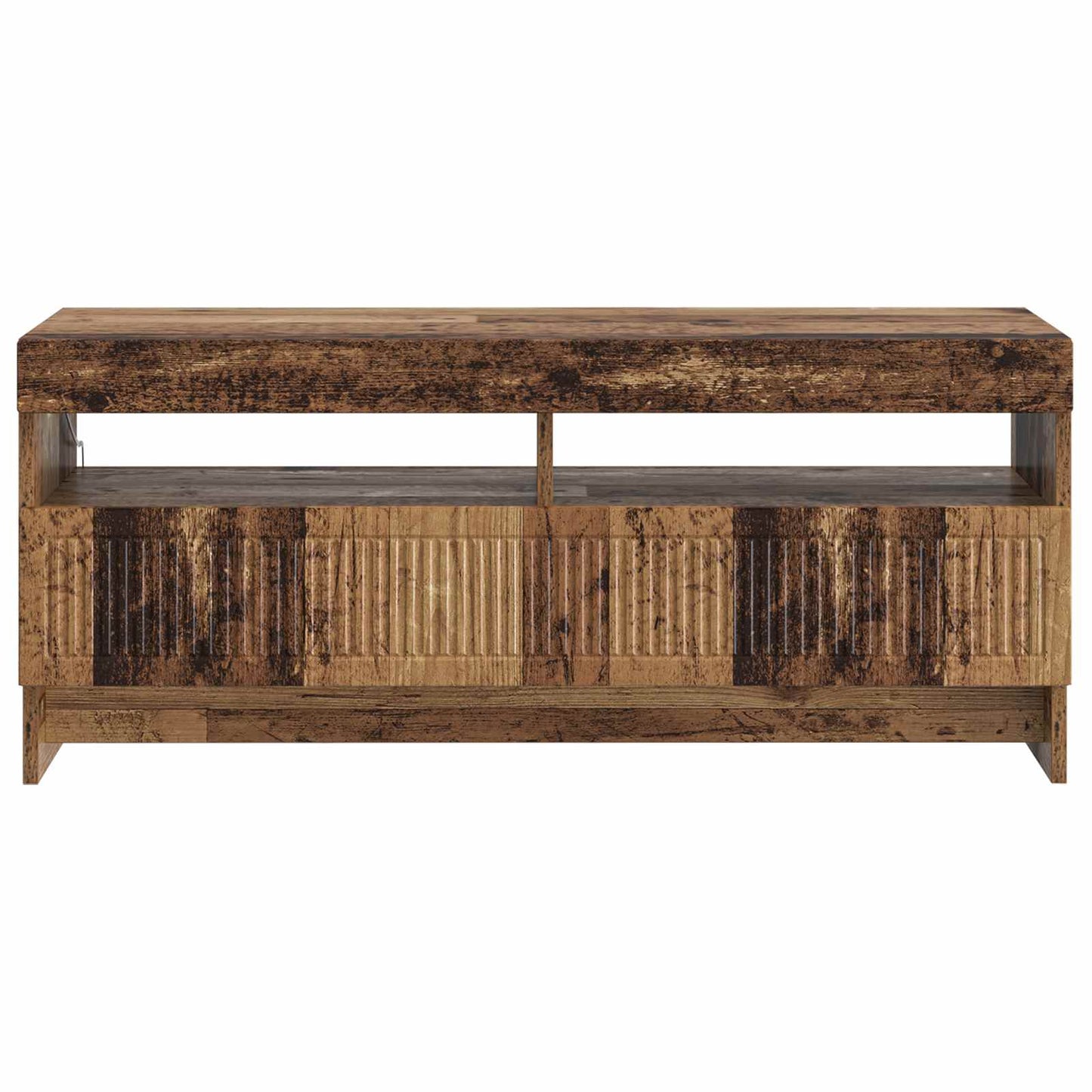 LED TV Cabinet Old Wood Engineered Wood