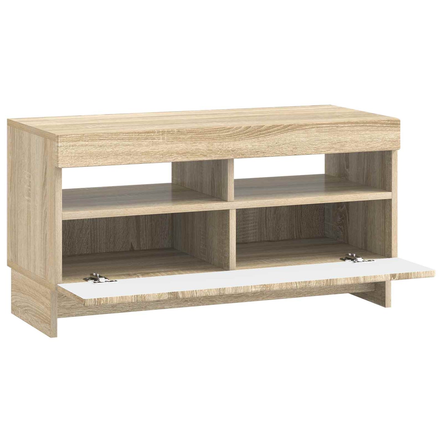 LED TV Cabinet Sonoma Oak Engineered Wood
