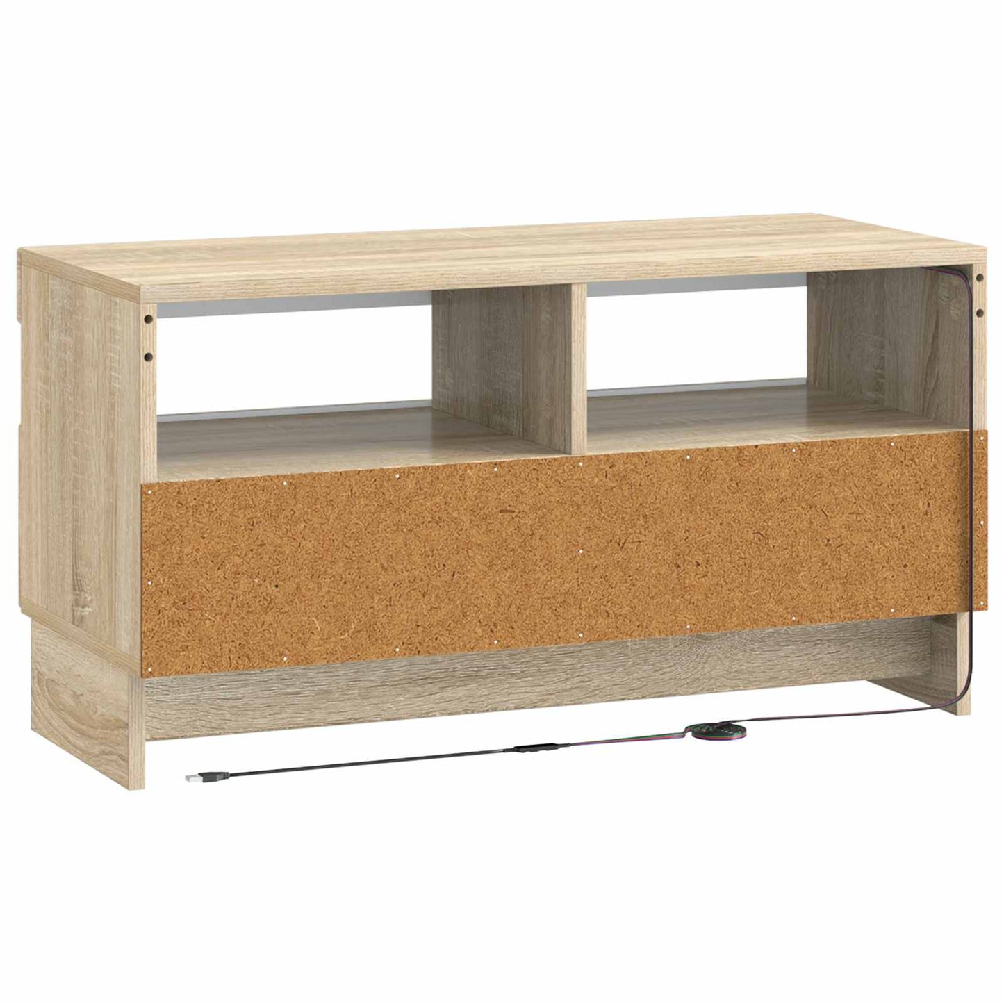 LED TV Cabinet Sonoma Oak Engineered Wood