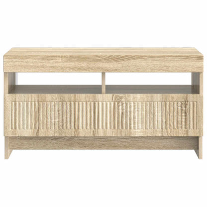 LED TV Cabinet Sonoma Oak Engineered Wood