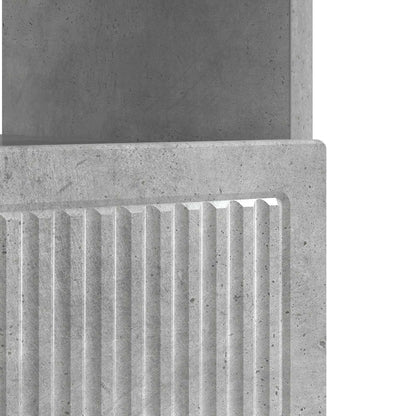 LED TV Cabinet Concrete Grey Engineered Wood