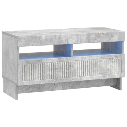 LED TV Cabinet Concrete Grey Engineered Wood