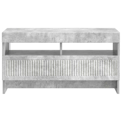 LED TV Cabinet Concrete Grey Engineered Wood