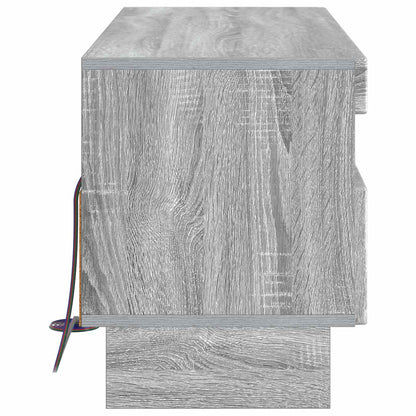 LED TV Cabinet Grey Sonoma Engineered Wood