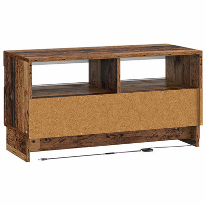 LED TV Cabinet Old Wood Engineered Wood
