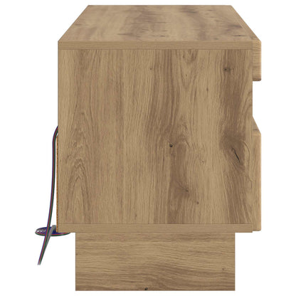 LED TV Cabinet Artisan Oak Engineered Wood