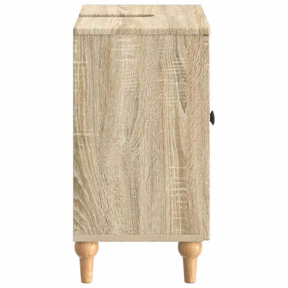 Bathroom Sink Cabinet ALKMAAR Sonoma Oak 59.5 x 31.5x 59 cm