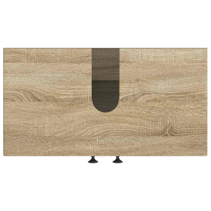 Bathroom Sink Cabinet ALKMAAR Sonoma Oak 59.5 x 31.5x 59 cm