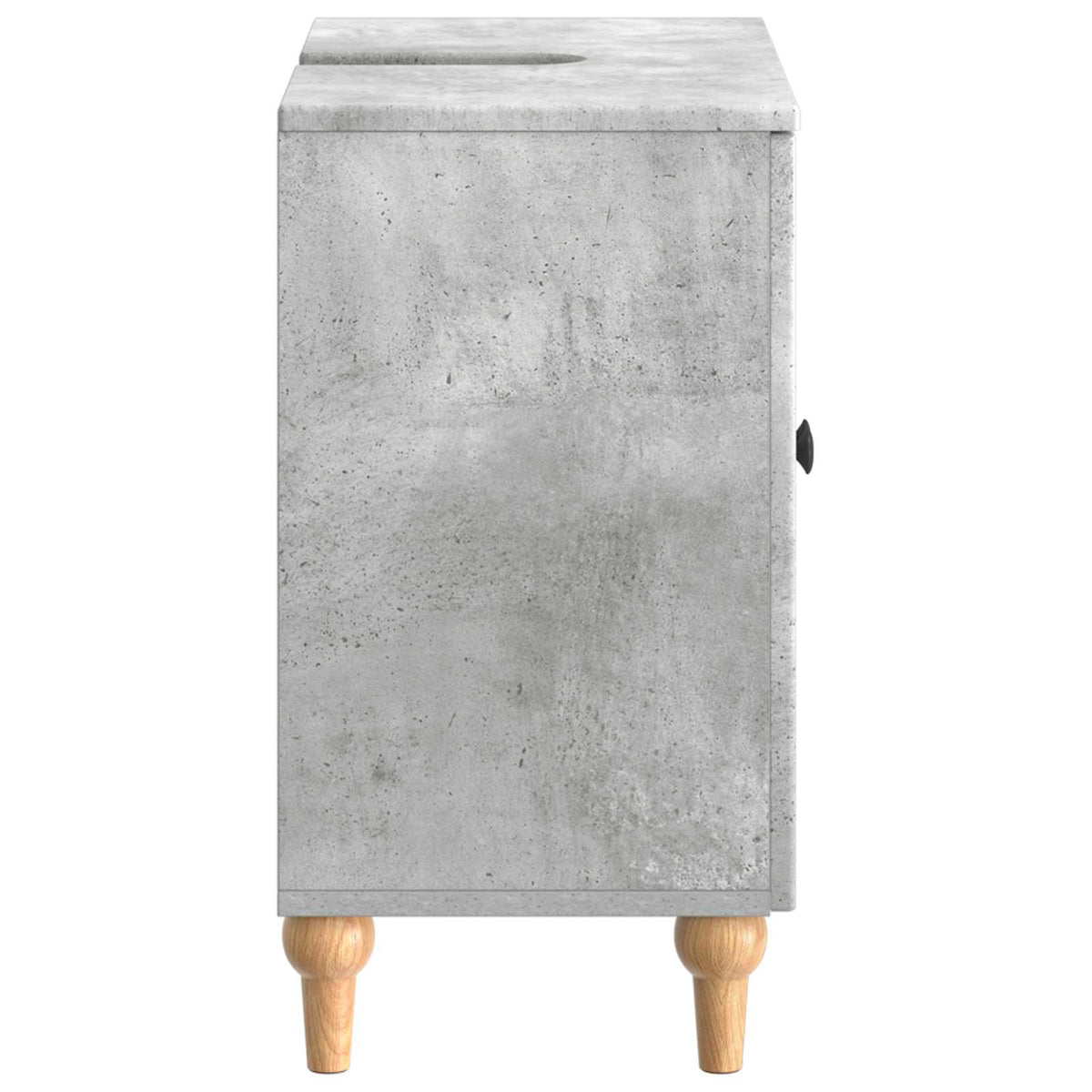 Bathroom Sink Cabinet ALKMAAR Concrete Grey 59.5 x 31.5x 59 cm