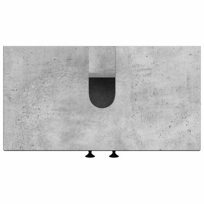 Bathroom Sink Cabinet ALKMAAR Concrete Grey 59.5 x 31.5x 59 cm