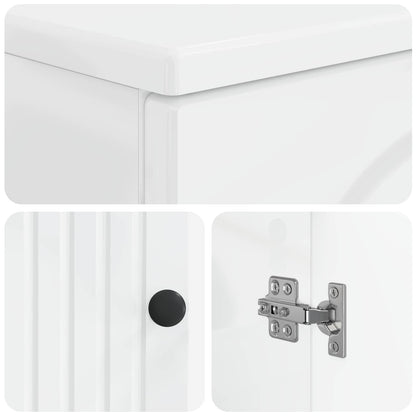 Bathroom Sink Cabinet ALKMAAR High Gloss White