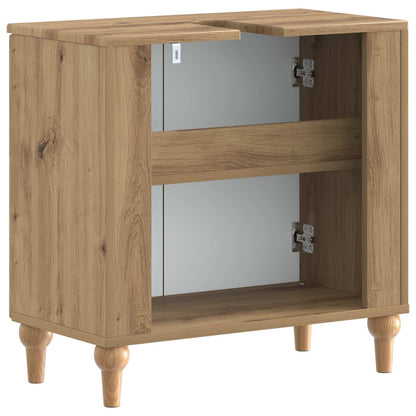 Bathroom Sink Cabinet ALKMAAR Artisan Oak 59.5 x 31.5x 59 cm
