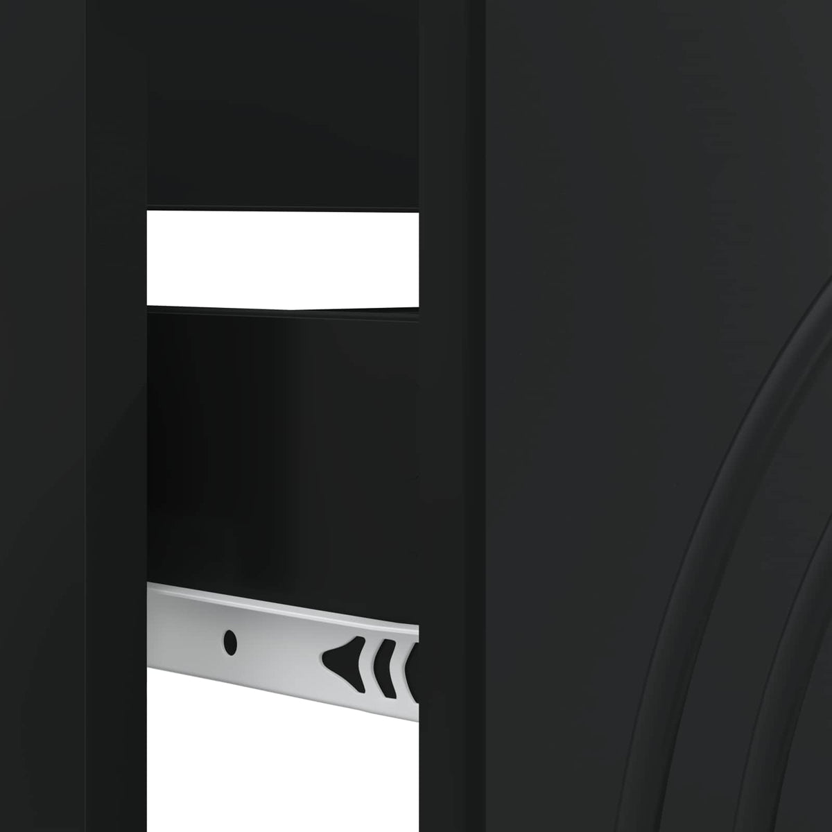 Bathroom Sink Cabinet ALKMAAR Black 82 x 41x 59 cm