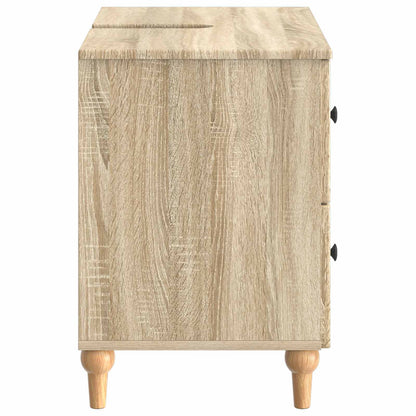 Bathroom Sink Cabinet ALKMAAR Sonoma Oak 82 x 41x 59 cm