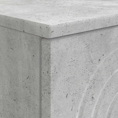 Bathroom Sink Cabinet ALKMAAR Concrete Grey 82 x 41x 59 cm