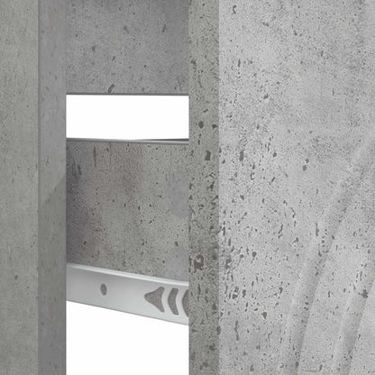 Bathroom Sink Cabinet ALKMAAR Concrete Grey 82 x 41x 59 cm