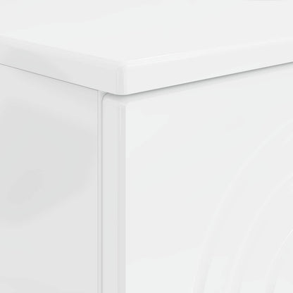 Bathroom Sink Cabinet ALKMAAR High Gloss White 82 x 41x 59 cm