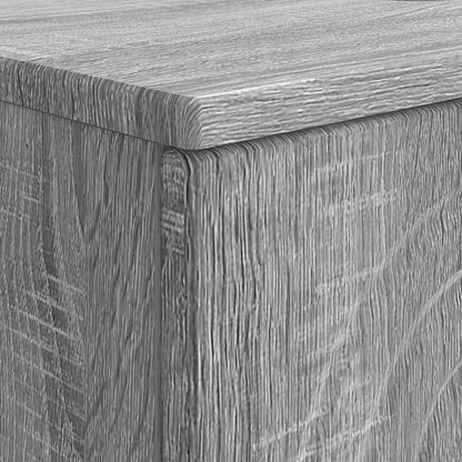 Bathroom Sink Cabinet ALKMAAR Grey Sonoma 82 x 41x 59 cm