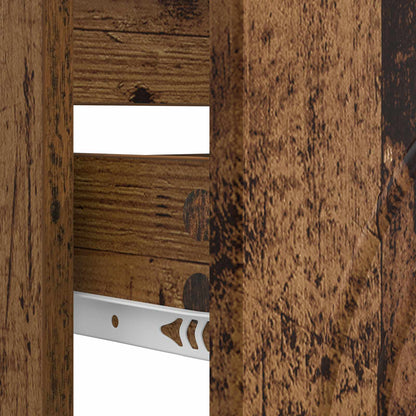 Bathroom Sink Cabinet ALKMAAR Old Wood 82 x 41x 59 cm