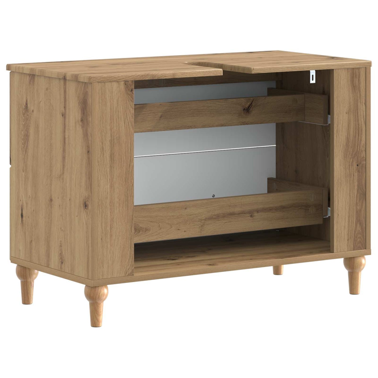Bathroom Sink Cabinet ALKMAAR Artisan Oak 82 x 41x 59 cm