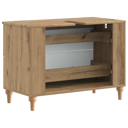 Bathroom Sink Cabinet ALKMAAR Artisan Oak 82 x 41x 59 cm