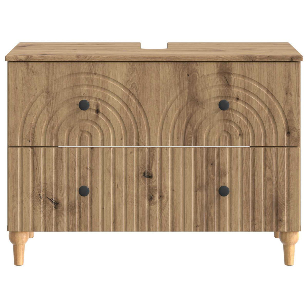 Bathroom Sink Cabinet ALKMAAR Artisan Oak 82 x 41x 59 cm