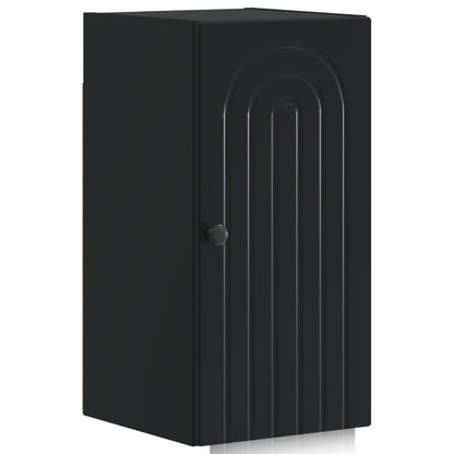 Bathroom Wall Cabinet ALKMAAR Black 30 x 31 x 59 cm