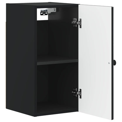 Bathroom Wall Cabinet ALKMAAR Black 30 x 31 x 59 cm
