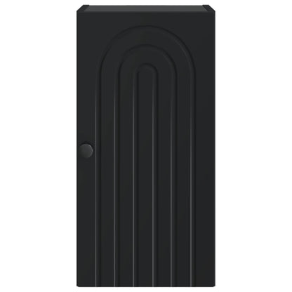 Bathroom Wall Cabinet ALKMAAR Black 30 x 31 x 59 cm