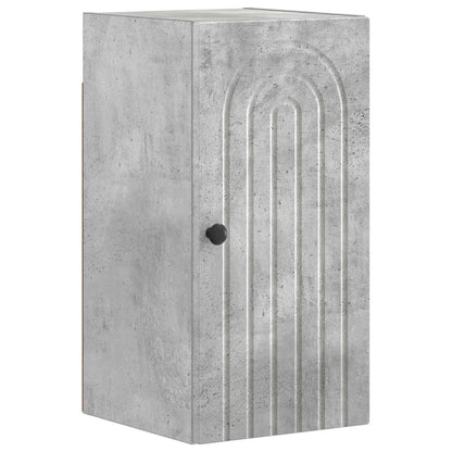 Bathroom Wall Cabinet ALKMAAR Concrete Grey 30 x 31 x 59 cm