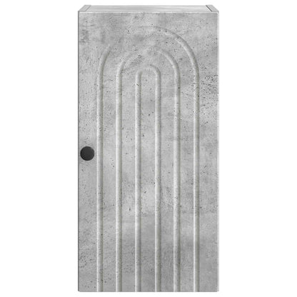 Bathroom Wall Cabinet ALKMAAR Concrete Grey 30 x 31 x 59 cm