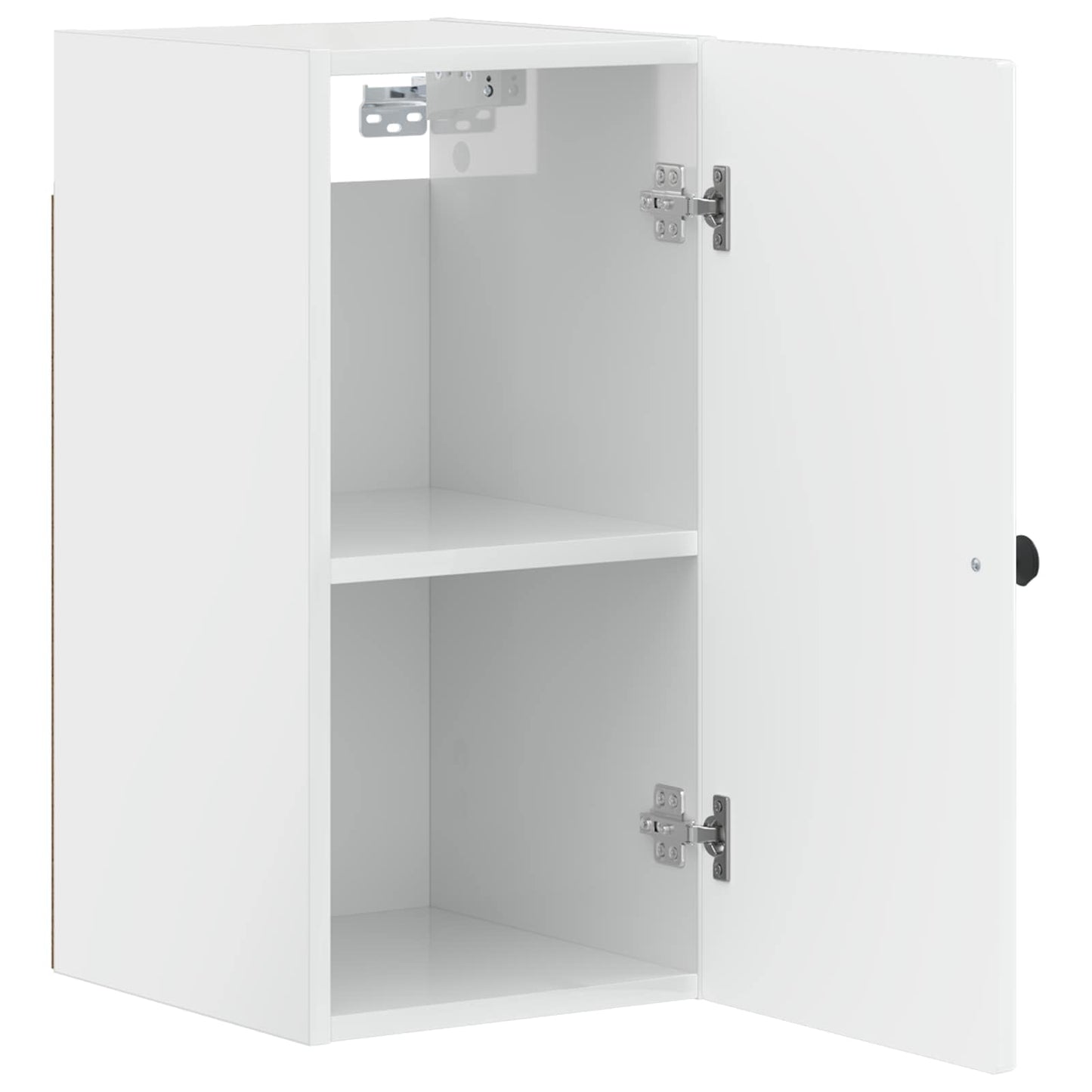 Bathroom Wall Cabinet ALKMAAR High Gloss White 30 x 31 x 59 cm