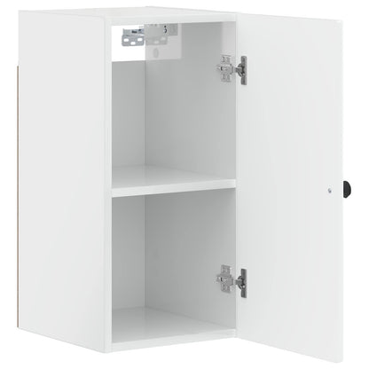 Bathroom Wall Cabinet ALKMAAR High Gloss White 30 x 31 x 59 cm