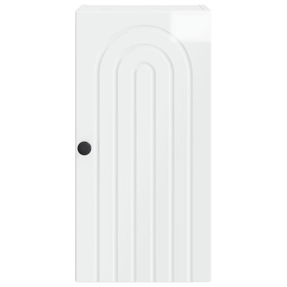 Bathroom Wall Cabinet ALKMAAR High Gloss White 30 x 31 x 59 cm