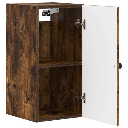 Bathroom Wall Cabinet ALKMAAR Smoked Oak 30 x 31 x 59 cm