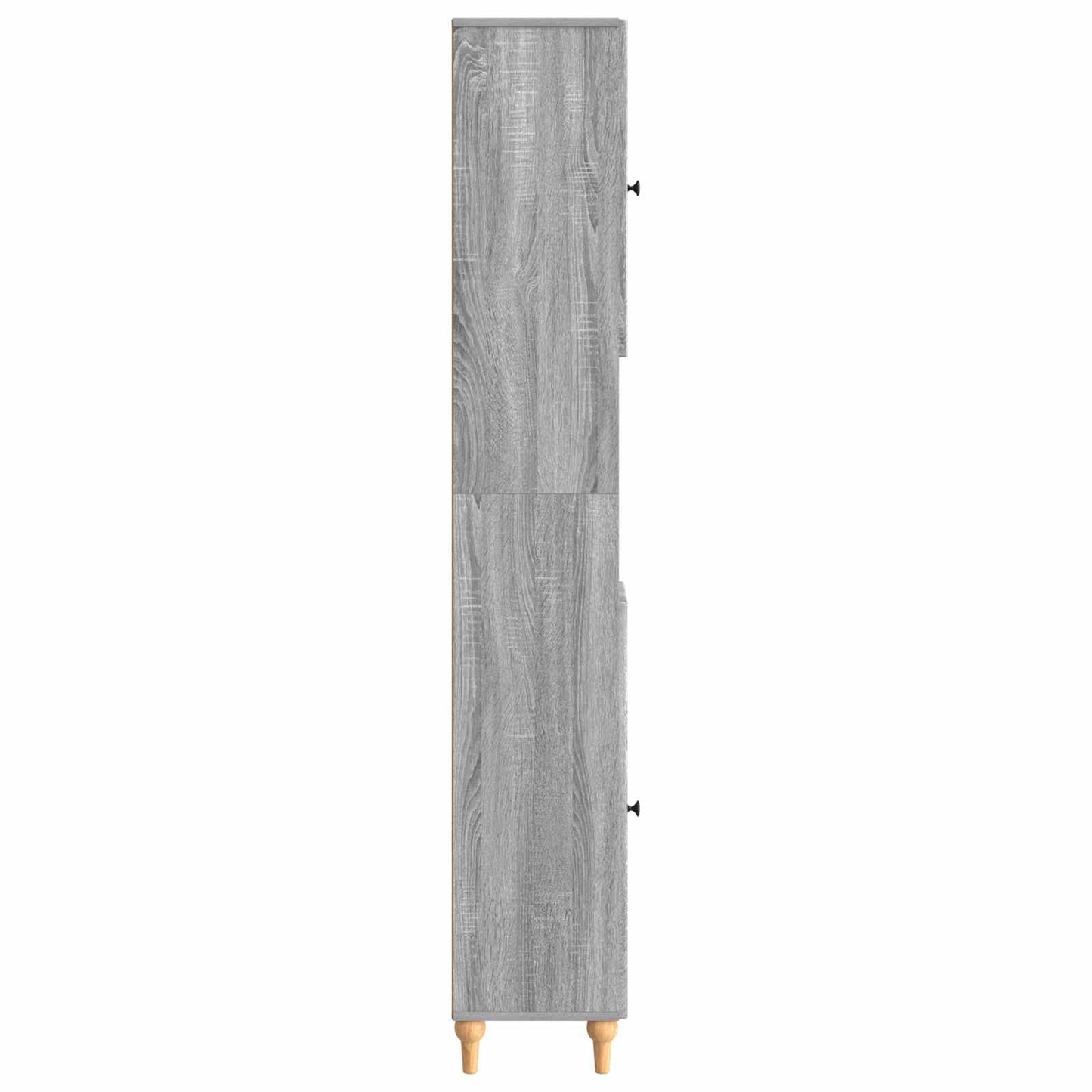 Bathroom Cabinet with Open Shelf ALKMAAR Grey Sonoma