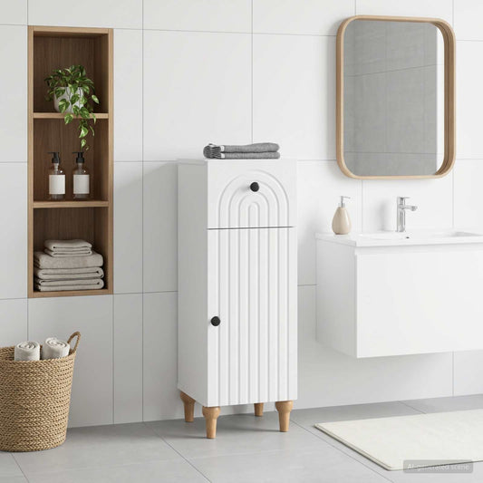 Bathroom Storage Cainet ALKMAAR White 30 x 31 x 80 cm