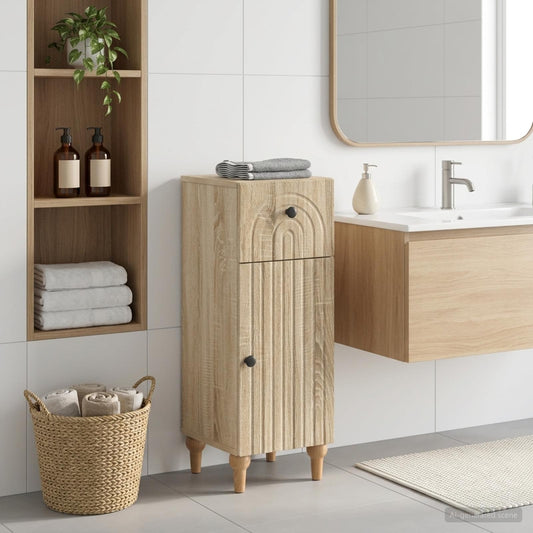 Bathroom Storage Cainet ALKMAAR Sonoma Oak 30 x 31 x 80 cm