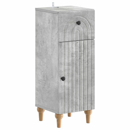 Bathroom Storage Cainet ALKMAAR Concrete Grey 30 x 31 x 80 cm