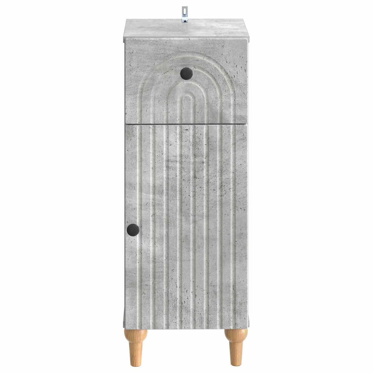 Bathroom Storage Cainet ALKMAAR Concrete Grey 30 x 31 x 80 cm
